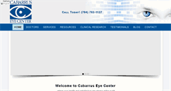 Desktop Screenshot of cabarruseye.com